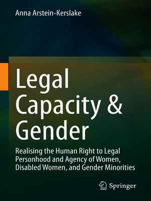 cover image of Legal Capacity & Gender